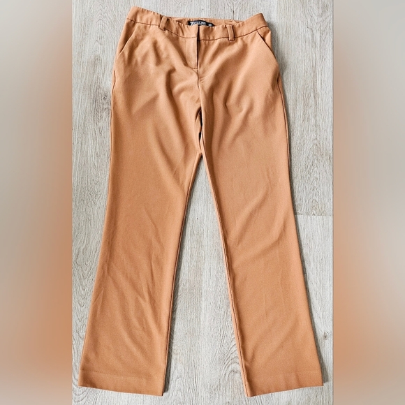 Size 4 Petite 7th Avenue Tan Dress Pants - Picture 1 of 5